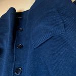 NFL  Houston Texans Large / Extra Large Varsity Navy Blue Cardigan with Pockets Photo 7