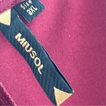 MIUSOL Cocktail Midi Length dress sleeveless with ruffle accent 2XL Red Size XXL Photo 9