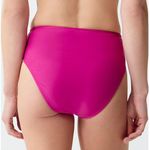 J.Crew Hallie High Waist Full Coverage Bikini Bottom Womens XXS Radiant Fuchsia Photo 2
