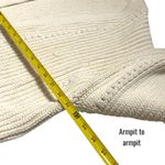 Free People  Ivory Tight Knit Cardigan Coastal Resort Cozy Winter Holiday M Photo 7