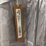 SKIMS ROMANCE Mirror Silver Ruffled Slip Dress Photo 4