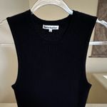 Reformation EUC Black Basil Sleeveless Cashmere Midi-Dress Photo 5