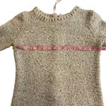 Kaisely Anthropologie  Cream Rainbow Confetti Zipper Back Wool Blend Sweater Photo 7