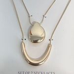 Atterri | Stackable Gold Tone Necklace Set ✨ Photo 2