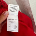 Bronx and Banco Antonia Red Sleeveless Lace Trim Mini Flared Dress Size US 6 Photo 11