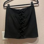 Rue 21 New Women’s Faux Suede Black Mini Skirt Size Medium NWT Photo 6