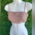Good American Bikini Top/Bando | Muted Rose Color with Shimmer | Sz M/L - 90’s Photo 3