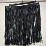 Fringe Faux Leather Belt Black Photo 1