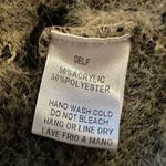 easel  zebra khaki/black eyelash sweater size S Photo 5