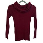 Rampage Red Y2K Cable Knit Cowl Neck Sweater Photo 0