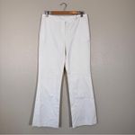 Oscar de la Renta  White Wide Leg Trouser Dress Pants Womens 8 Casual Beachy Photo 10