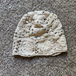 Free People x Rahi Sadie Crochet Bucket Hat NWOT Oatmeal Photo 1