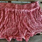 Cato Red Floral Shorts Photo 2