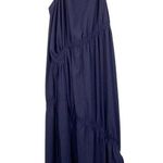 Urban Outfitters Women's Navy Iris Clinched Maxi Dress Size S Photo 2