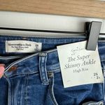 Abercrombie & Fitch NWT Curve Love Skinny Ankle High Rise Jeans Sz 2 SHORT Photo 9
