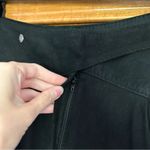 Bart by Sibylle Lyn Canada Suede Black Straight Leg Tapered Pants Rodeo Western Size M Photo 5