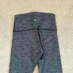 Lululemon Wunder Under Leggings High-Rise Luon Variegated Knit Black Size 4 Photo 3