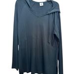 CAbi #3870 Women's Black Fireside Deep Forest Sweatshirt Hoodie Size Medium Photo 0