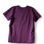 FIGS Technical Collection Scrub Top Medical Nurse Plum Small Photo 1