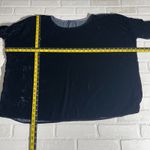CP Shades Sibella Top Womens Small Velvet Silk Blend Boxy 3/4 Sleeve Oversized S Photo 9