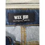 Wax Jean High Rise Denim Skinny Jeans Dark Blue Wash Ripped Distressed Sz 1/25 Photo 14