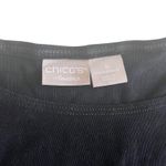 Chico's Chico’s Travelers Solid Black Stretch Jersey Asymmetric Dress Plus Size 4/US 20 Photo 1