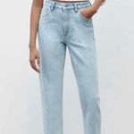 ZARA  high rise light wash relaxed mom fit jeans 30 Photo 0