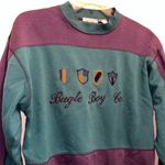 Vintage Bugle Boy Co Sweatshirt Embroidery Pullover Size M Photo 4