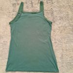 Elle Green Tank Top with Lace Size XS Photo 5
