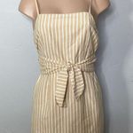 l*space New. L* tan striped mini dress. Small. Retails $158 Photo 0