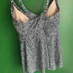 Kona Sol  High Waisted Tankini Set Top & Bottoms Blue Size S Small EUC‎ 2 piece Photo 2