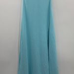 Susana Monaco  Twist Front Strapless Maxi Dress in Fresh Water Photo 5