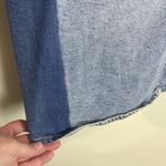 Gap Women's Two Tone Denim Slit Hem Pencil Skirt Mid Wash Size 20/35 Classic Photo 2