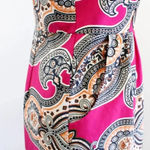 Moulinette Soeurs Anthropologie  Geidi Paisley Print Sheath Dress Size 8 Medium Photo 4