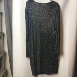 Bee Darlin PLUS SZ JR SZ 21 BLACK GLITTER DRESS. GREAT FOR FORMAL PARTY PROM Photo 7