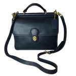 Coach Vintage WILLIS Navy Glove Tanned Top Handle Crossbody Satchel 9927 USA COA Photo 15