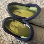 LL Bean Womens Size 8 Green Ultralite Primaloft Slip On Shoes Waterproof Quilted Photo 7