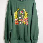 In My Whoville Era Christmas Crewneck Sweatshirt The Grinch Medium Green Photo 0