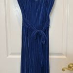 Maeve Anthropologie  Sonata Cropped Wide Leg Jumpsuit Blue Size 0 Photo 6