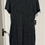 EXPRESS NWT  Gray And Black knit T-shirt dress size medium Photo 0