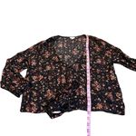 Hinge  deep v tie waist blouse Photo 1