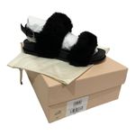 Alexandre Birman NIB Sport Shearling Sandal - Black - 39.5 Photo 1
