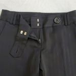 Copper Key  Black Pinstriped Wide Leg Cuffed Pants Size 7 Photo 7