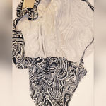 By Maxine Of Hollywood Skirted One Piece Bathing Suit Size 18W Black Photo 4