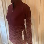Xersion - NWT Port Wine Long Sleeve Half Zip Athletic Shirt- XS. Unisex Photo 1