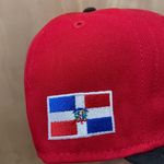 New Era Cap Hat club red Dominican Republic flag patch 59fifty size 7 1/4 brand new  Photo 2