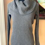 INC Heather Gray Sweater with Cowl Neck Photo 0