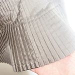 MikaRose  Gray Pleated NWT A Line Career Skirt Photo 4