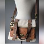 Fossil Vintage RARE  2 way carry shoulder sling bag western turnlock Mason Bag Photo 13