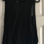 LNA  Black Tank Top with Knot on Bottom Photo 0
